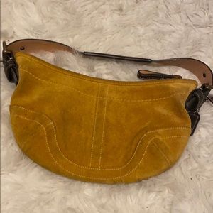Coach vintage mustard marigold purse